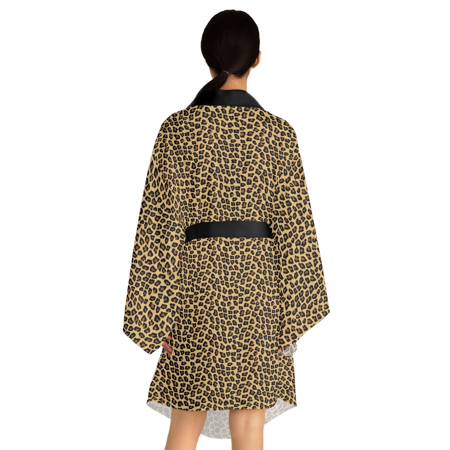 Kimono Robe - Small Cheetah Animal Print