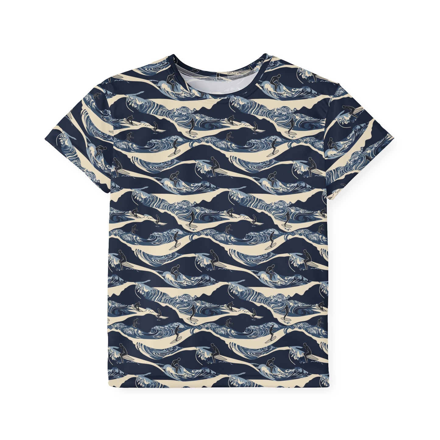 Kids Tshirt - Surfers On Ocean Waves