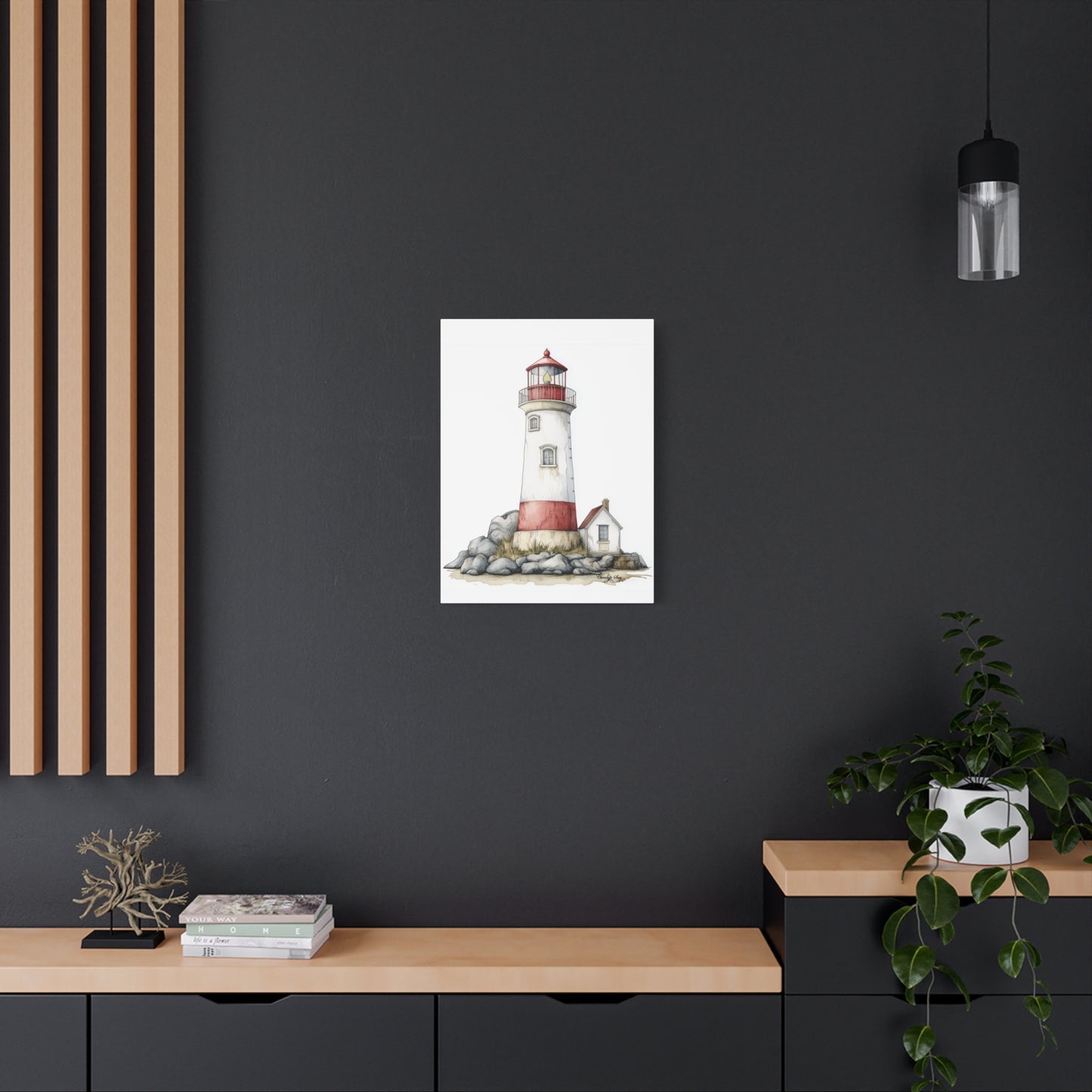 Canvas Print - Coastal Lighthouse Wall Decor