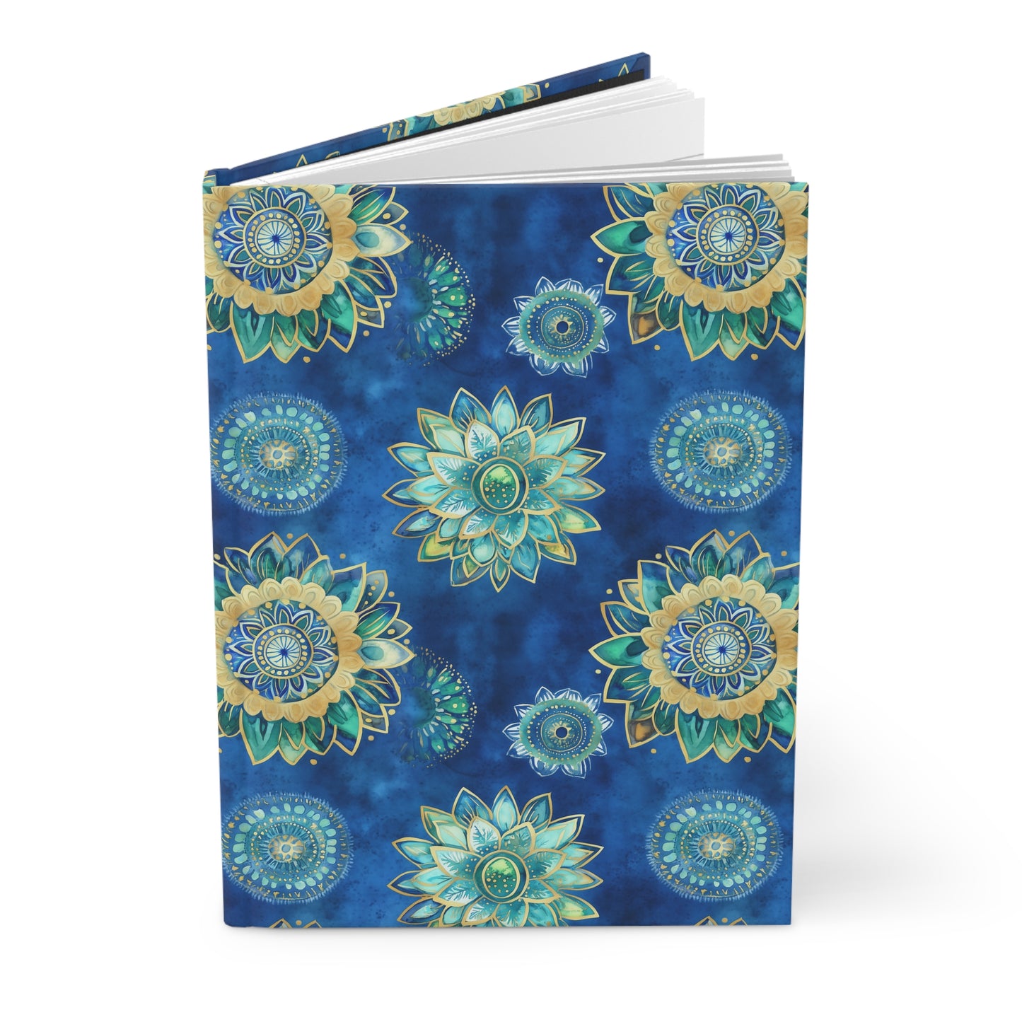 Hardcover Journal - Golden Mandalas For Creative Souls