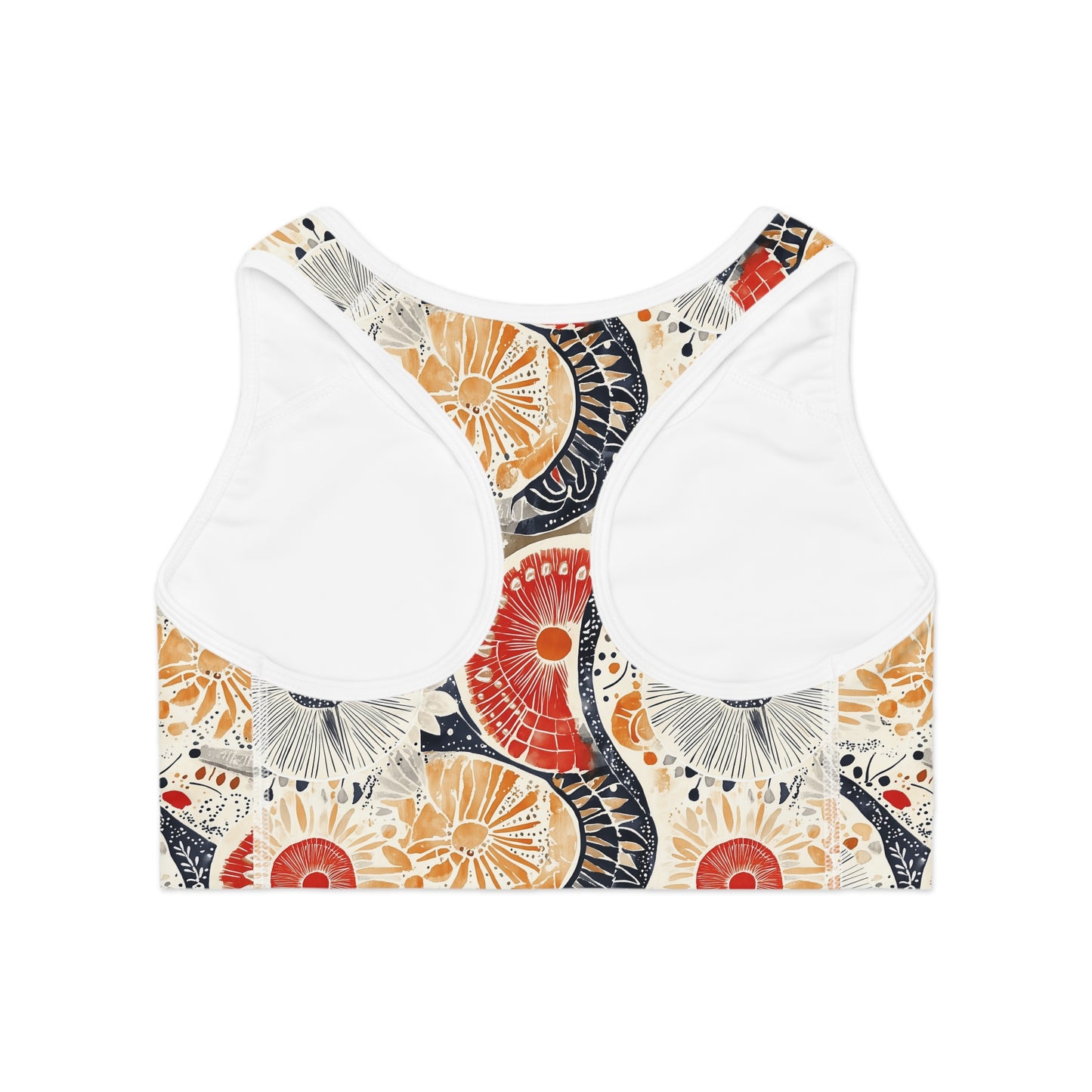 Sports Bra - Vibrant Geometric Mandalas
