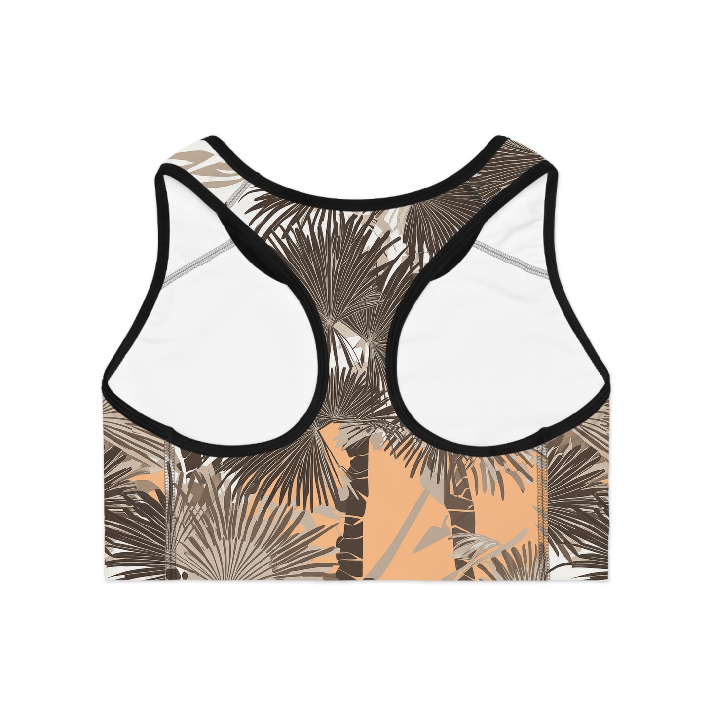 Sports Bra - Tropical Batik Forest And Rising Sun