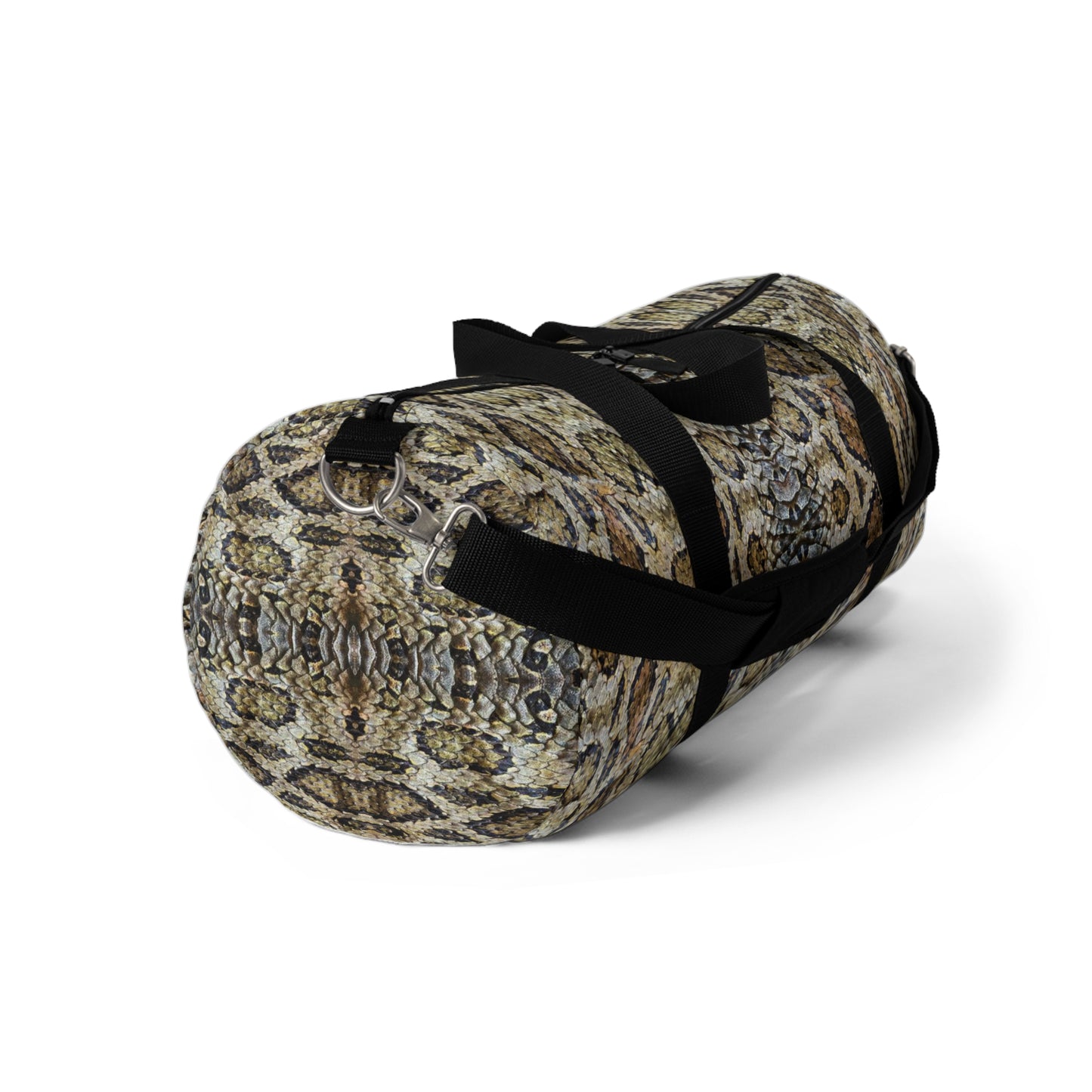 Duffel Bag - Faux Snakeskin Scales, Travel, Gym And Overnighter Duffel