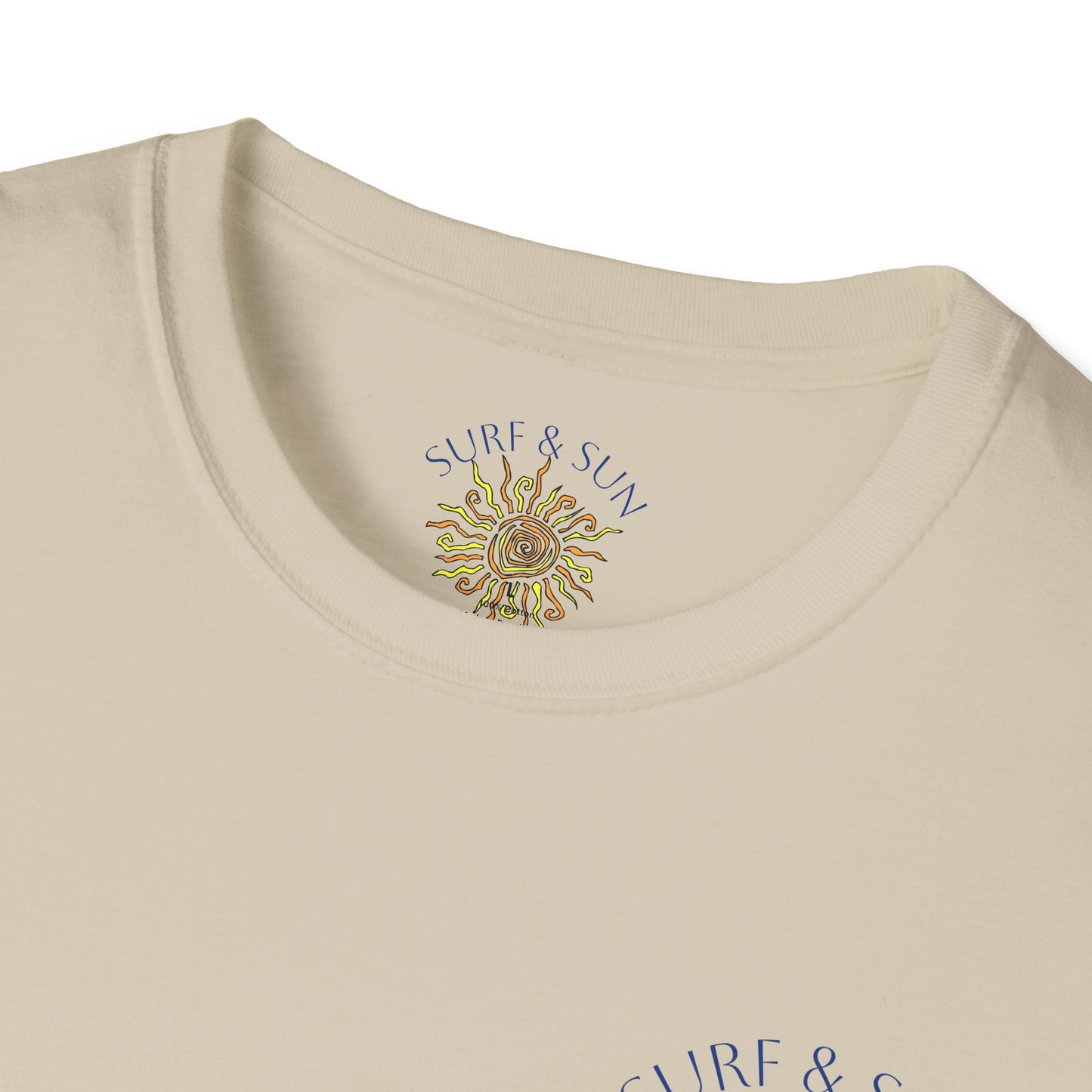 Men's Novelty T-Shirt - Surf & Sun Honolulu Hawaii