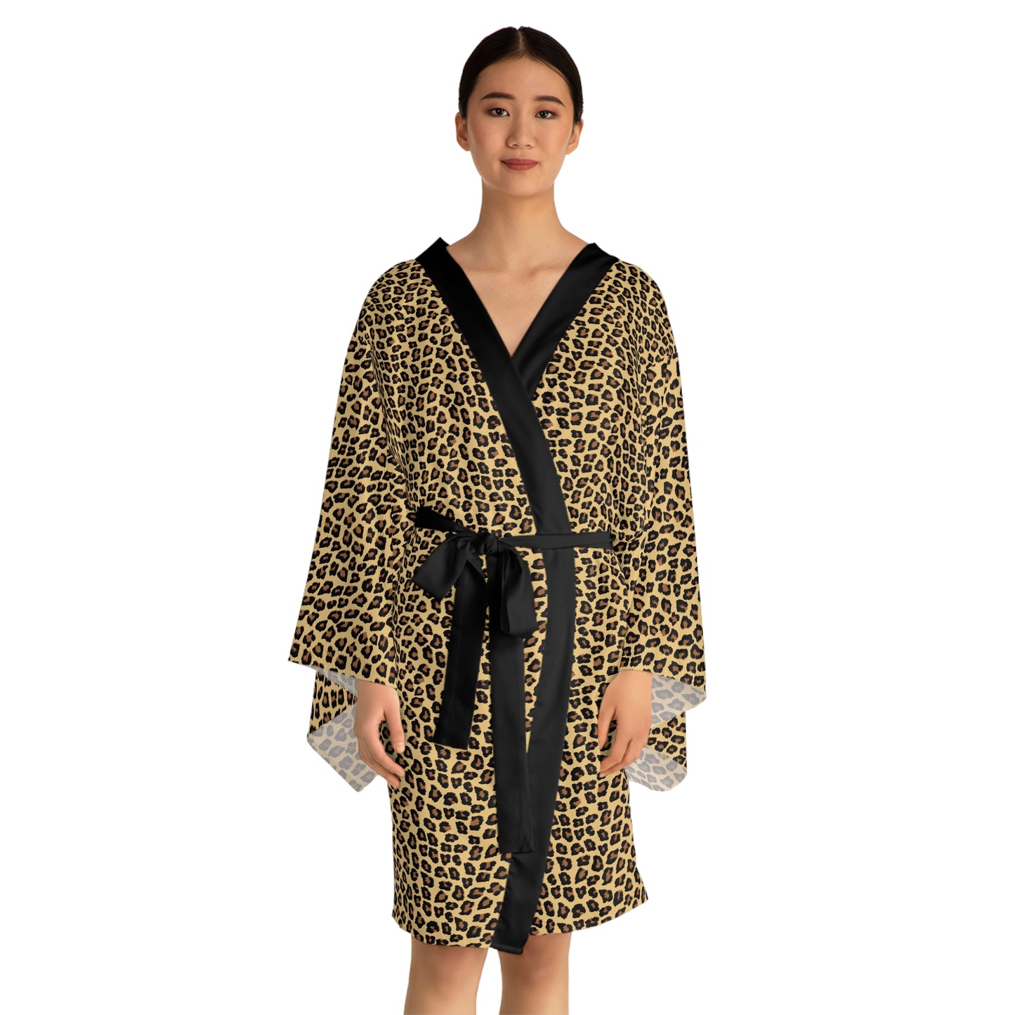 Kimono Robe - Small Cheetah Animal Print