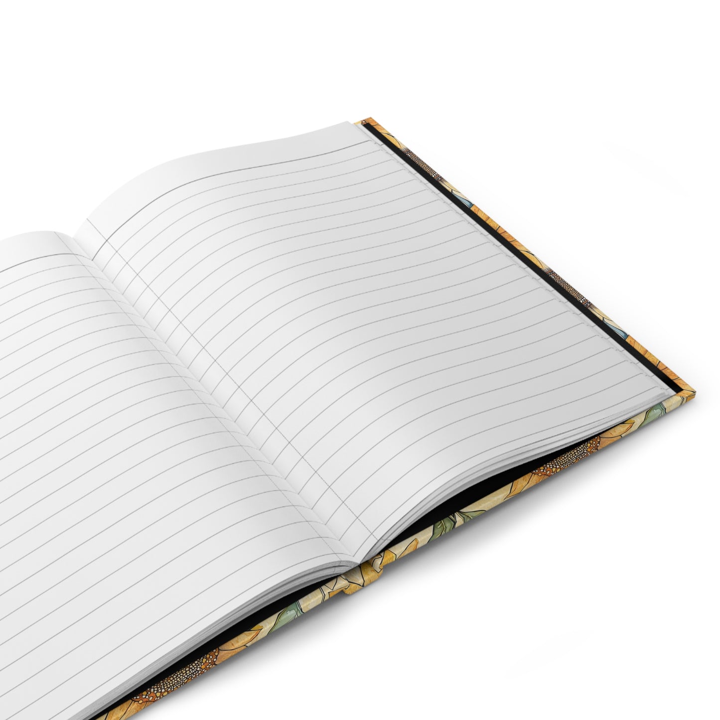 Hardcover Journal - Bright Sunflower Garden Floral Design