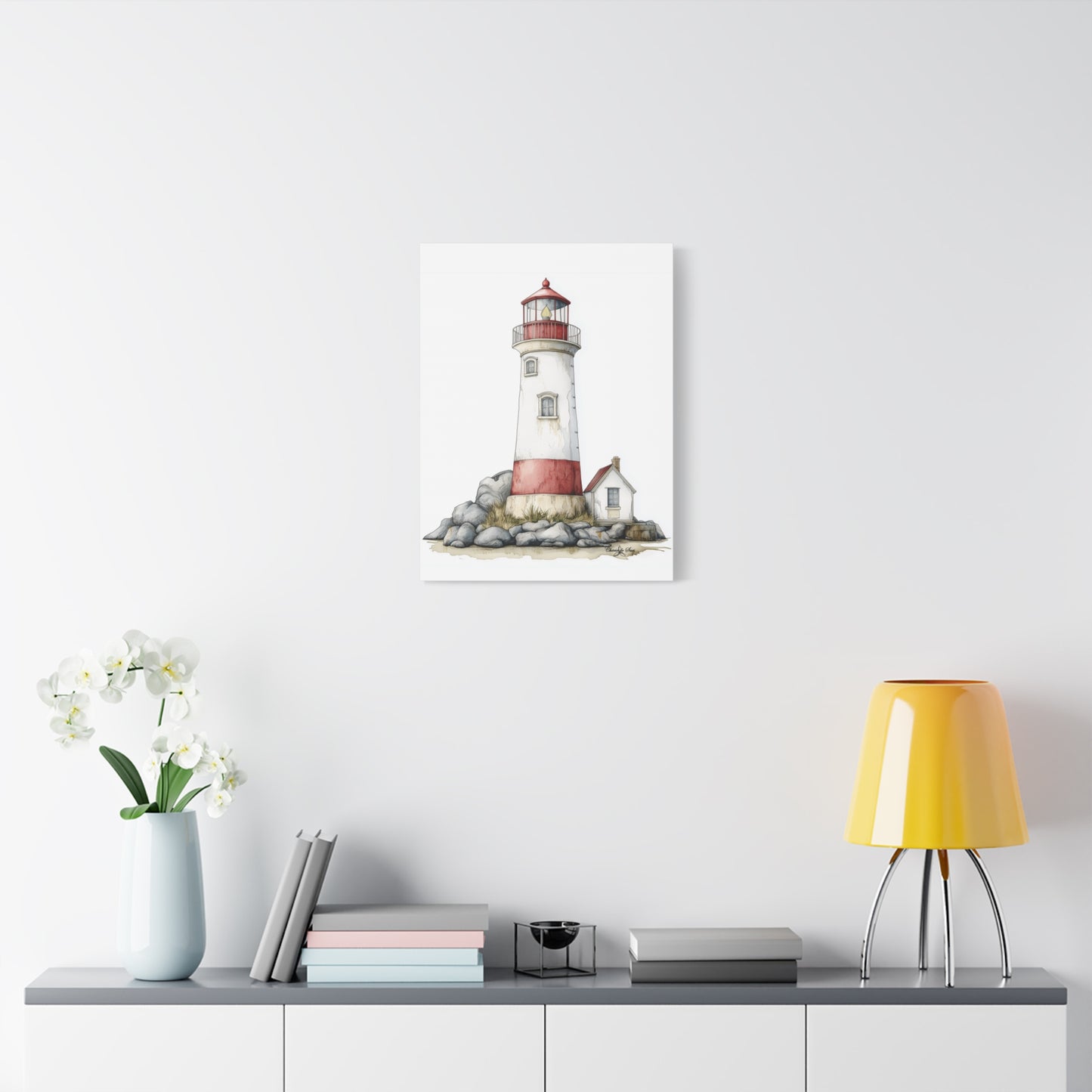 Canvas Print - Coastal Lighthouse Wall Decor