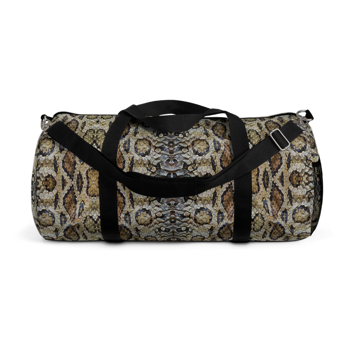Duffel Bag - Faux Snakeskin Scales, Travel, Gym And Overnighter Duffel