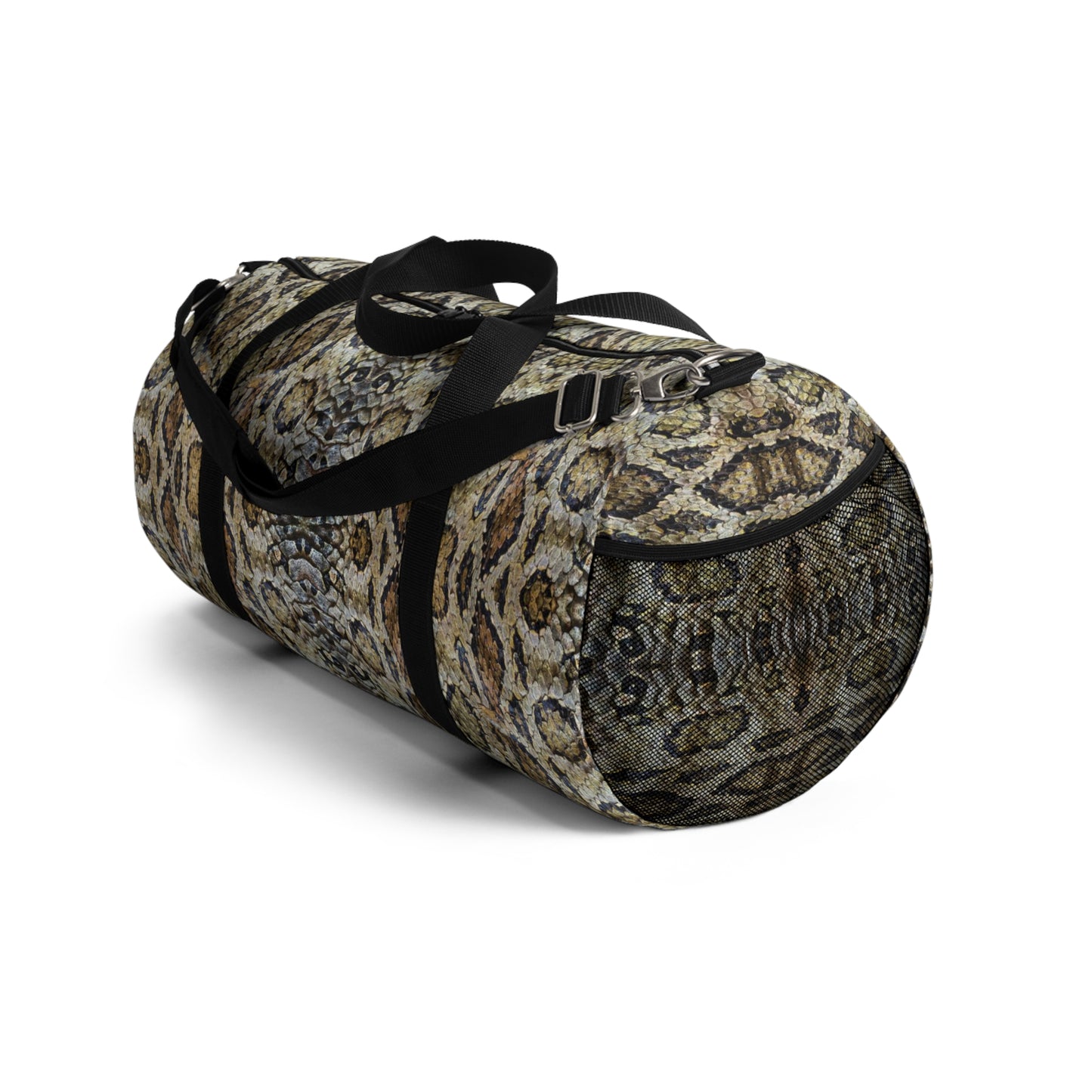 Duffel Bag - Faux Snakeskin Scales, Travel, Gym And Overnighter Duffel
