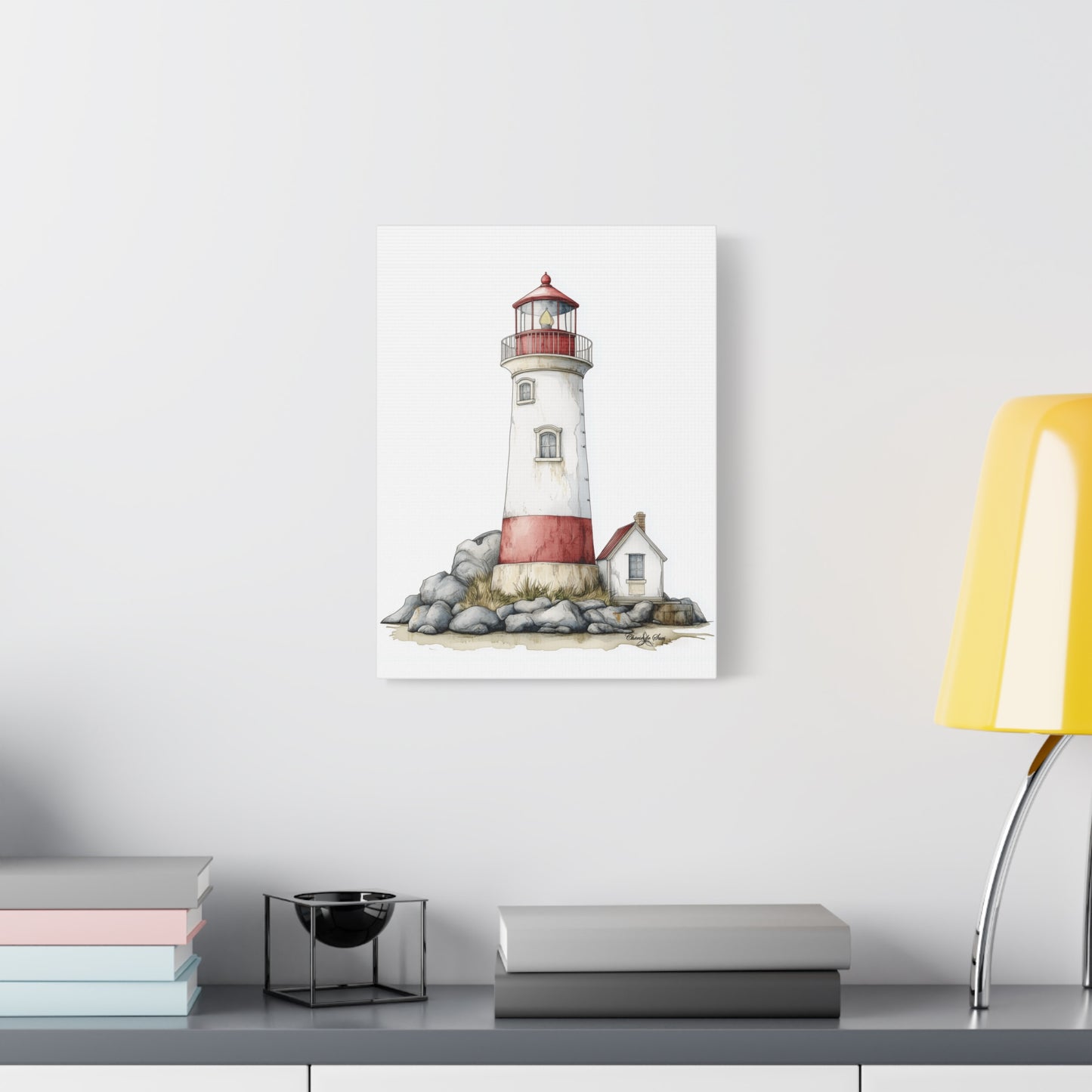 Canvas Print - Coastal Lighthouse Wall Decor