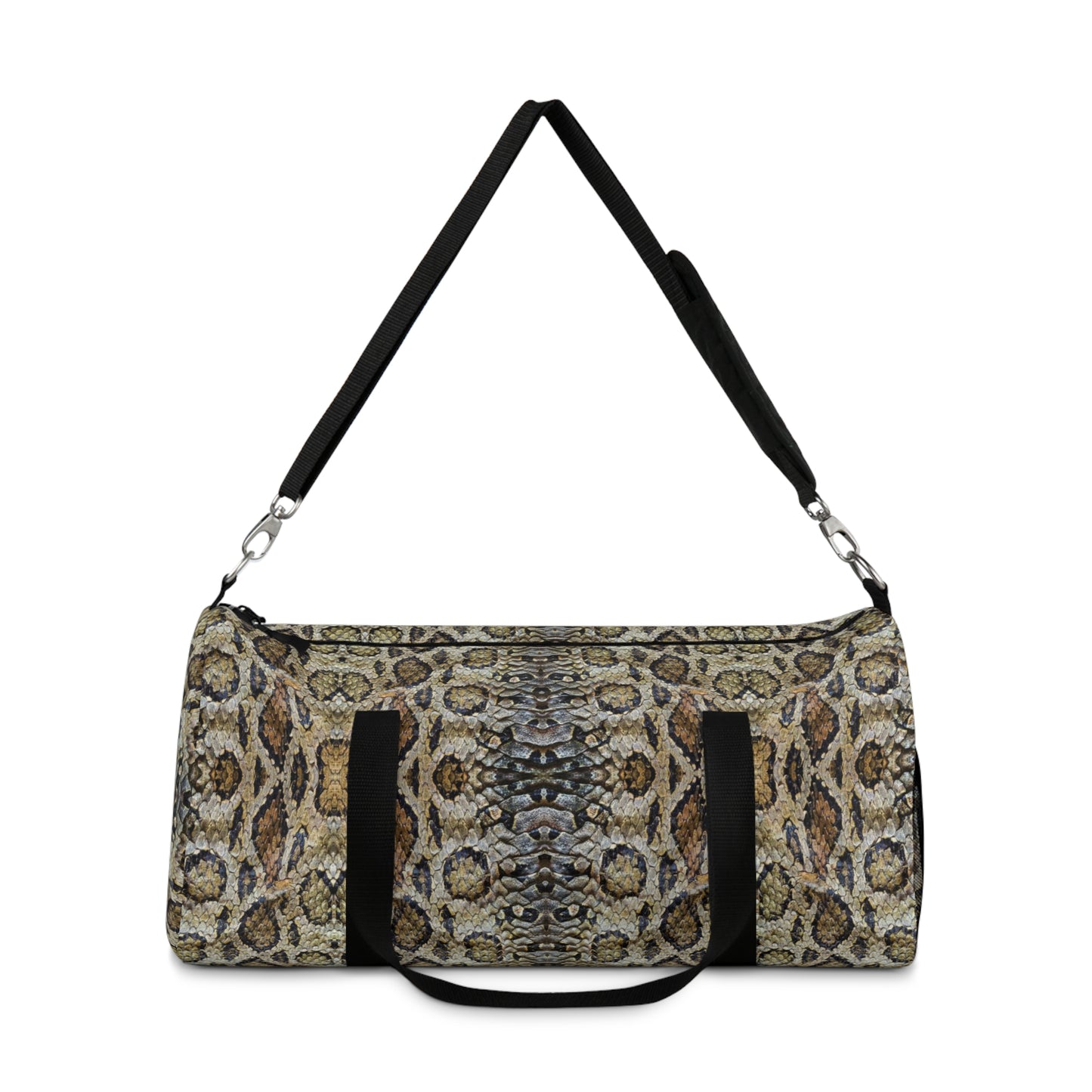 Duffel Bag - Faux Snakeskin Scales, Travel, Gym And Overnighter Duffel