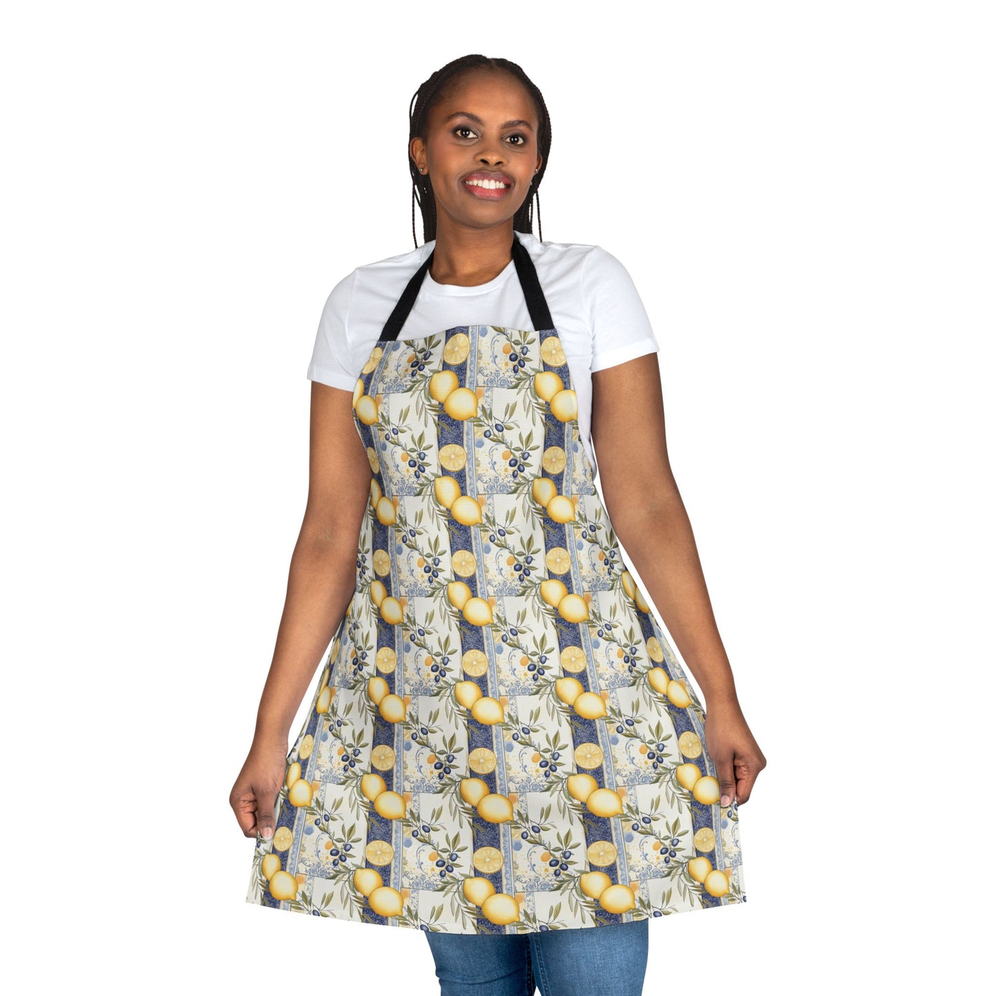 Apron – Mediterranean Tuscan Olives And Lemons