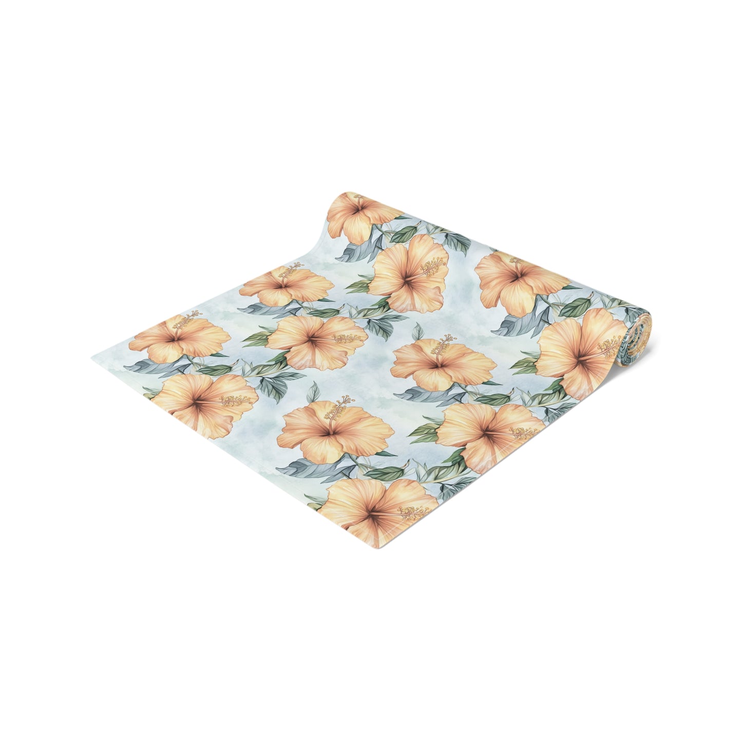 Table Runner - Tropical Hibiscus Floral Dining Decor