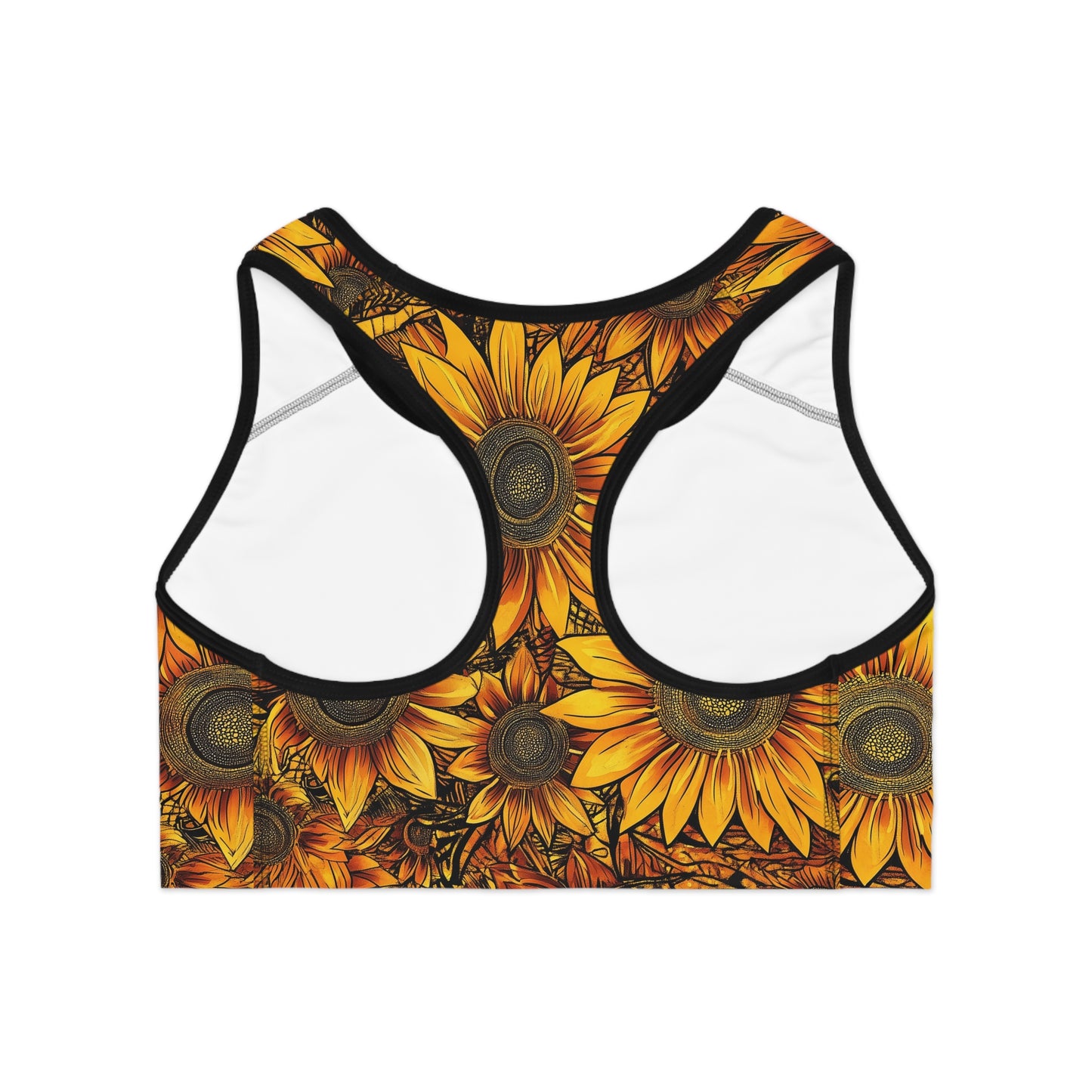 Sports Bra - Summer Sunflowers