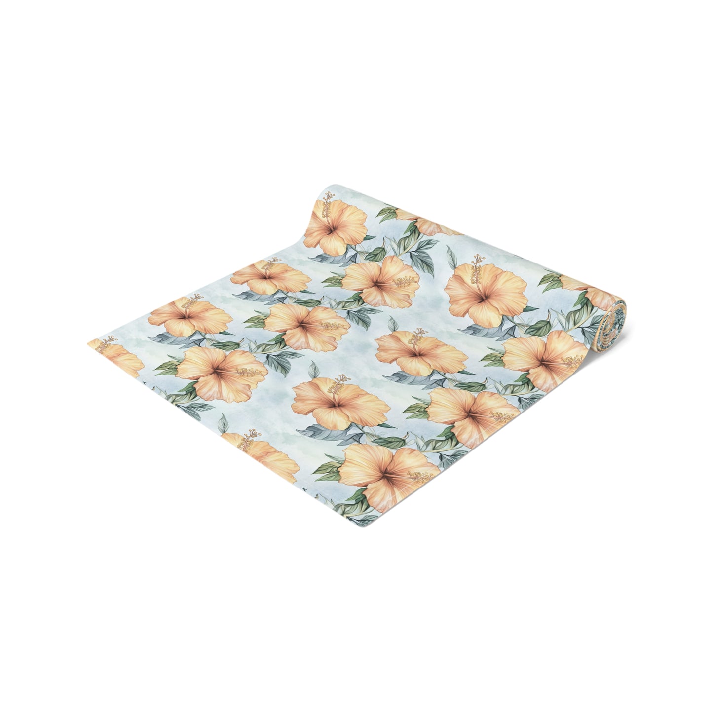 Table Runner - Tropical Hibiscus Floral Dining Decor