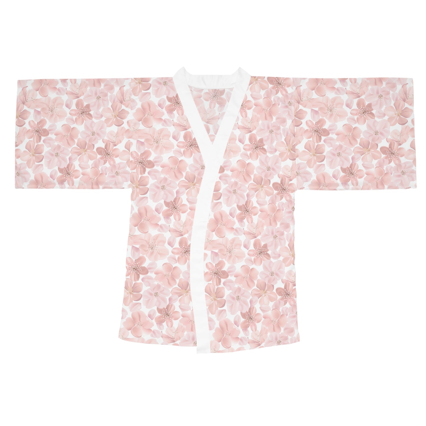 Kimono Robe - Japanese Pink Sakura Cherry Blossoms