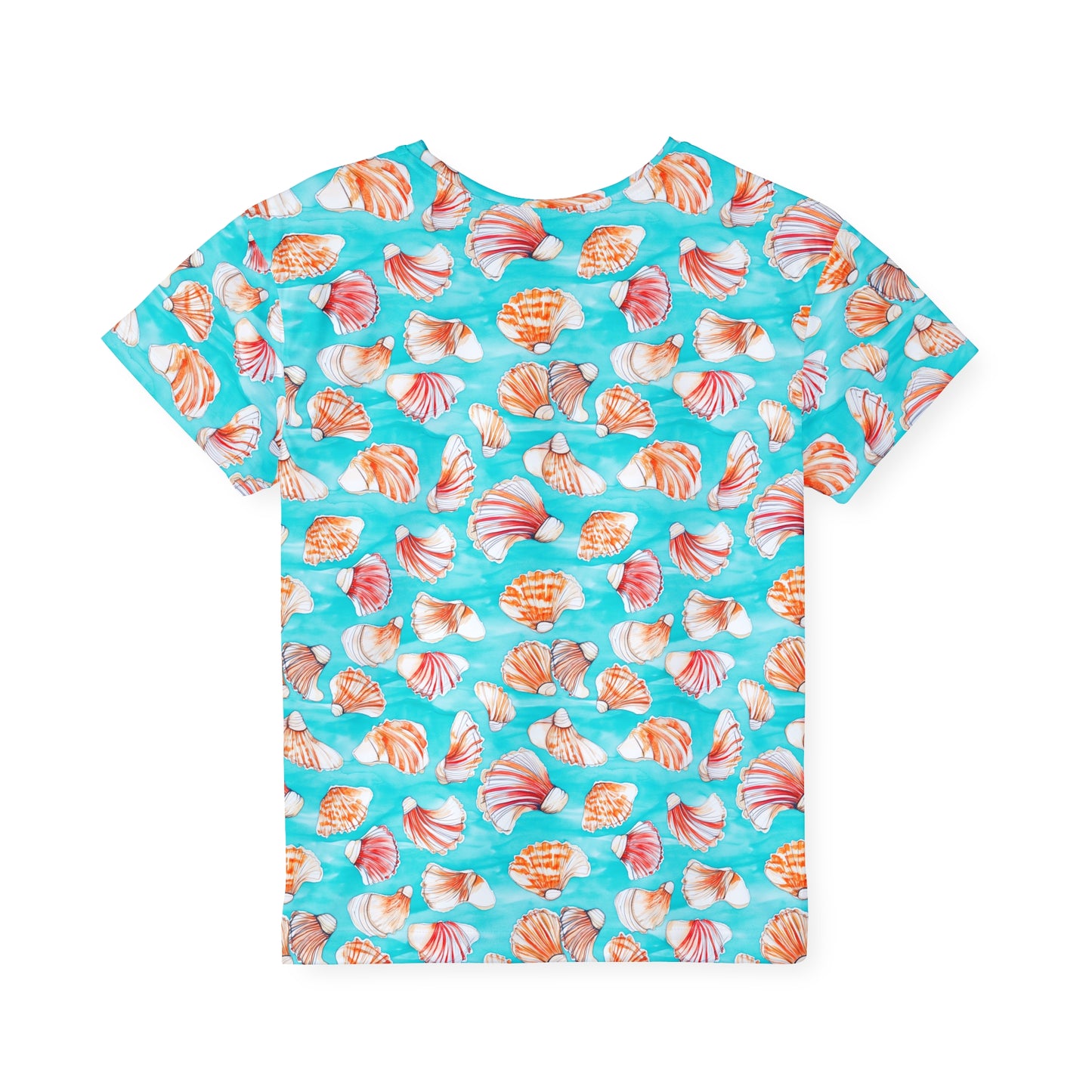 Kids Tshirt - Colorful Beach Shells Jersey For Summer