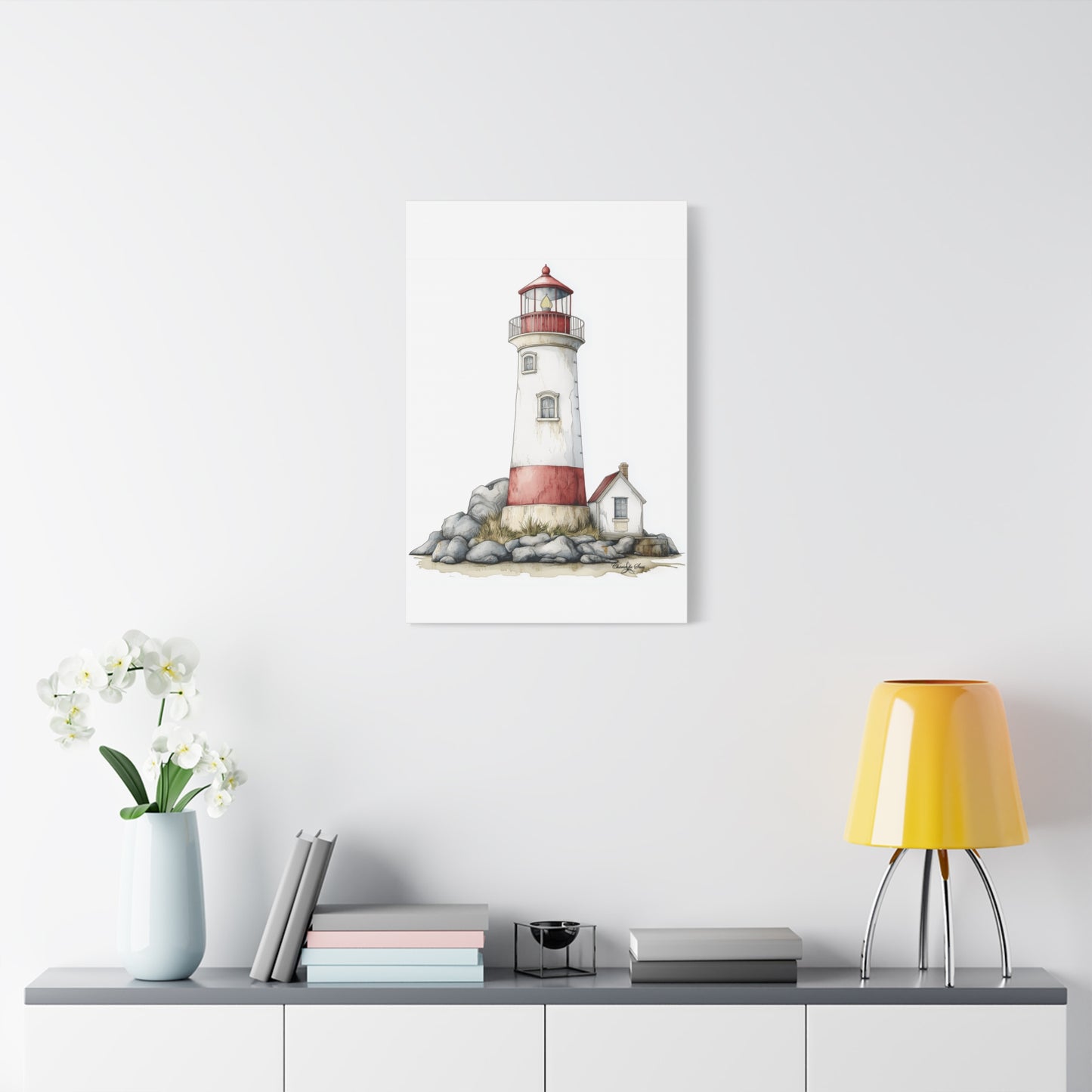 Canvas Print - Coastal Lighthouse Wall Decor