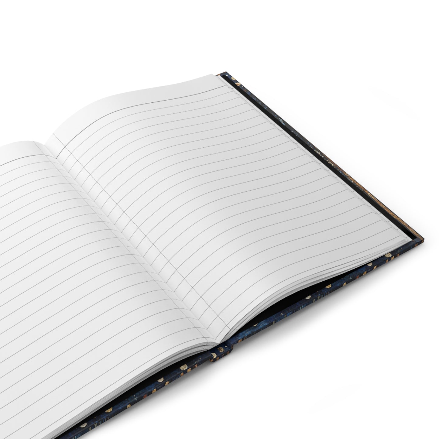 Hardcover Journal - Serene Moonlit And Starry Forest