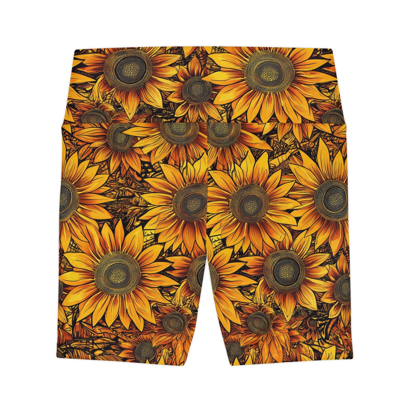 Women's Shorts - Summer Sunflowers Athletic Wear