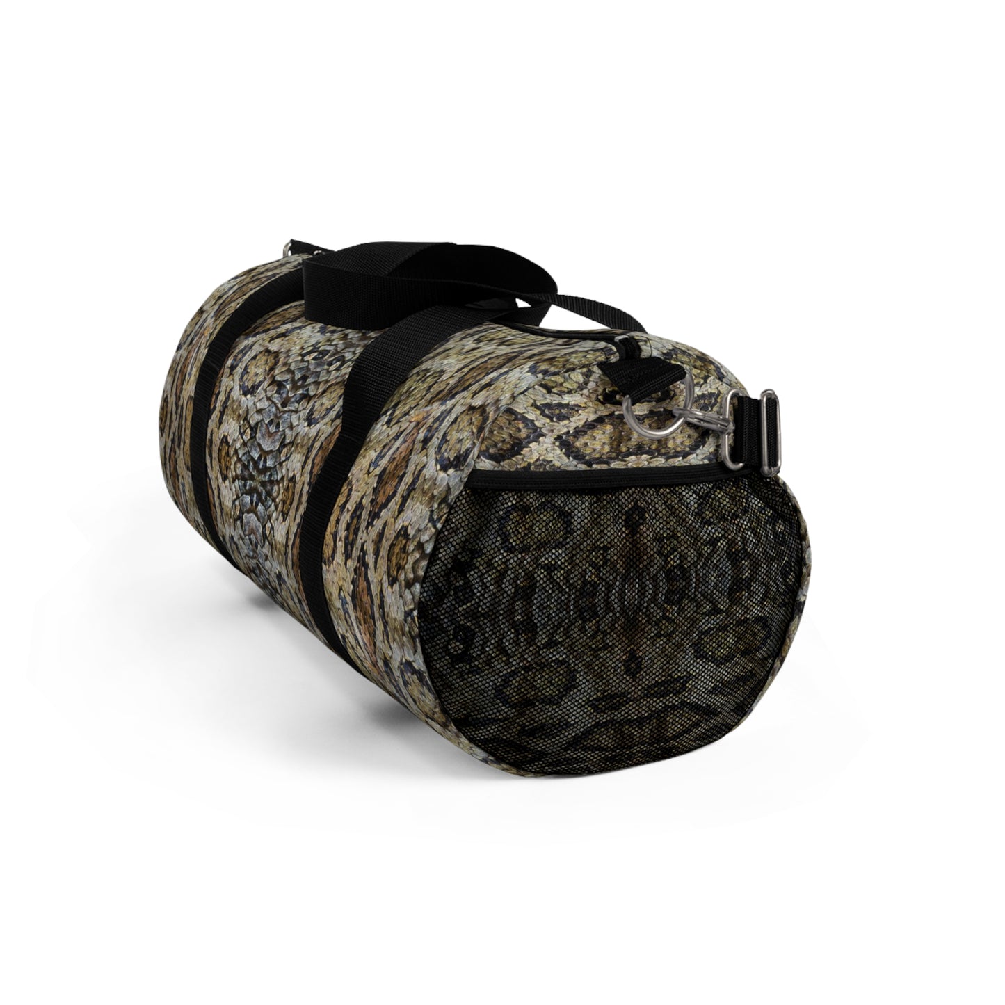 Duffel Bag - Faux Snakeskin Scales, Travel, Gym And Overnighter Duffel