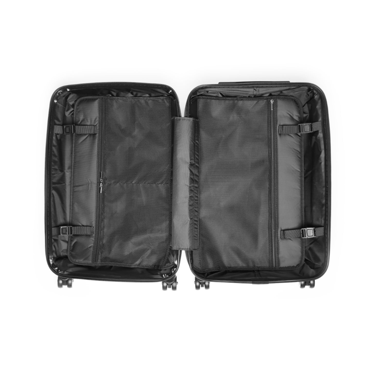 Travel Suitcase - Coastal Navy Wave Pattern