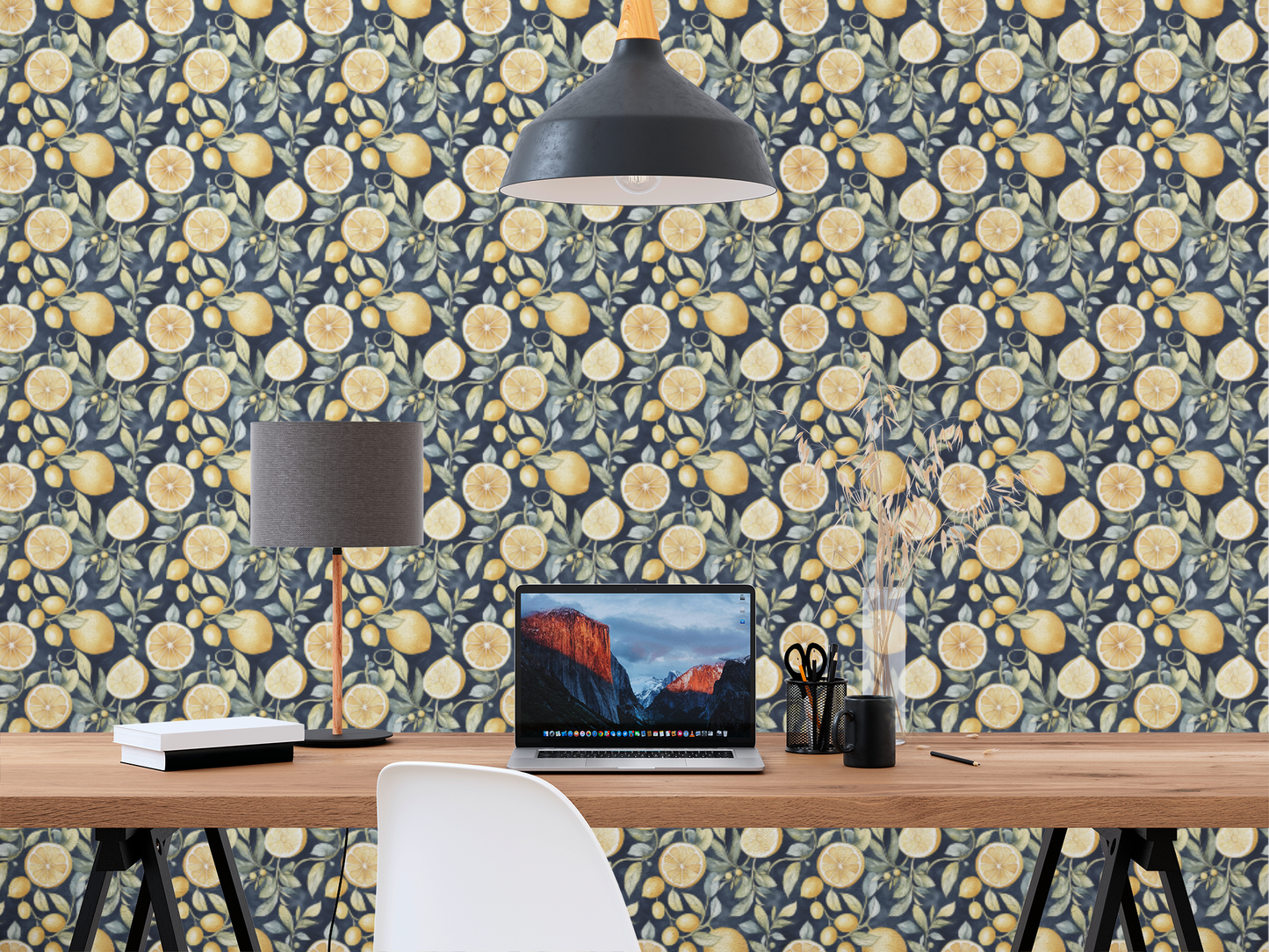 Wallpaper - Italian Tuscany Olives And Lemons