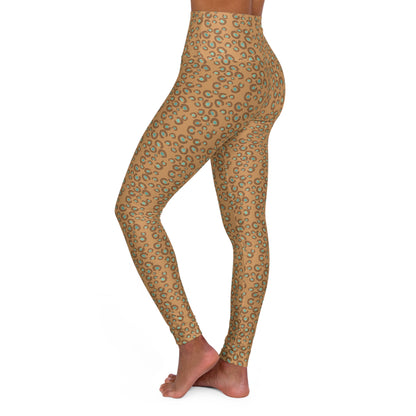 Yoga Leggings - Leopard Print Athleisure Wear