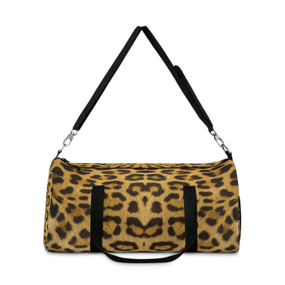 Duffel Bag - African Leopard Skins Pattern, Travel, Gym And Storage Duffel Bag In Two Sizes, Shoulder Strap