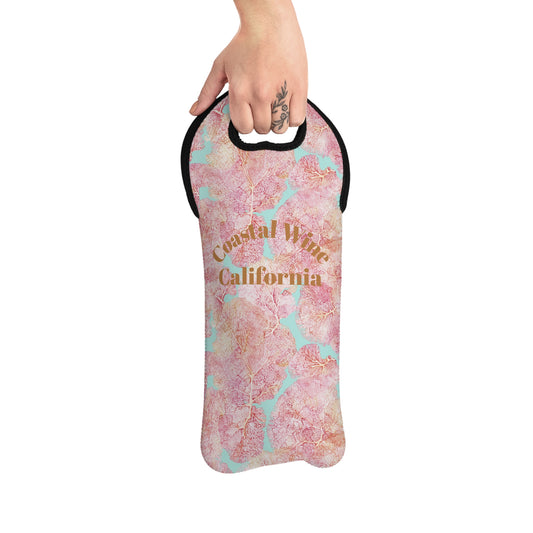 Wine Tote Bag - Coastal Living Ocean Sea Fans