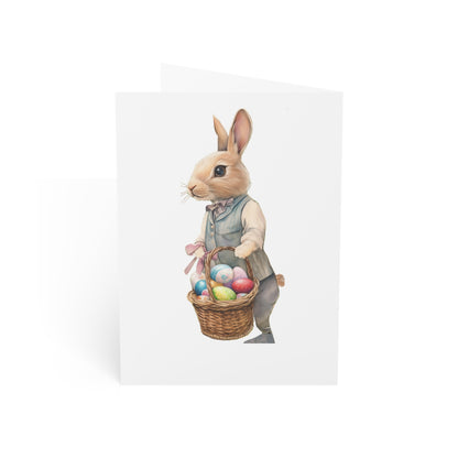 Greeting Cards - Greeting Cards - Easter Bunny In The Village