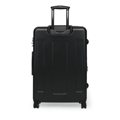 Travel Suitcase - Coastal Navy Wave Pattern
