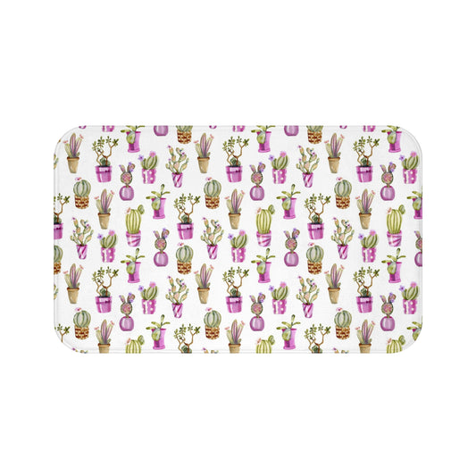 Bath Mat Southwest Cactus in Bloom