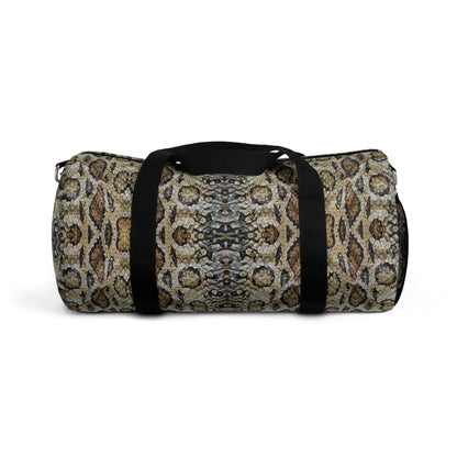Duffel Bag - Faux Snakeskin Scales, Travel, Gym And Overnighter Duffel