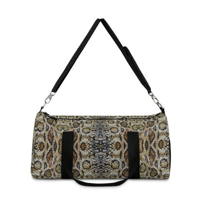 Duffel Bag - Faux Snakeskin Scales, Travel, Gym And Overnighter Duffel