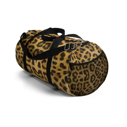 Duffel Bag - African Leopard Skins Pattern, Travel, Gym And Storage Duffel Bag In Two Sizes, Shoulder Strap