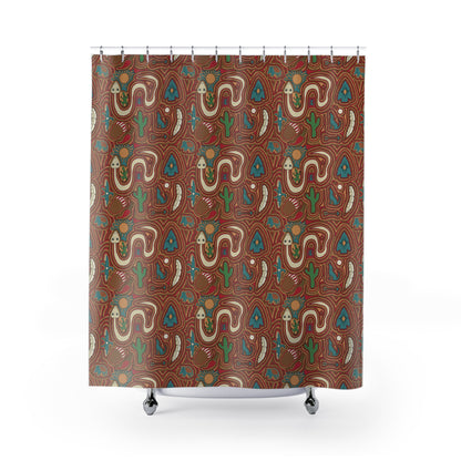 Shower Curtains - Southwest Desert Animals