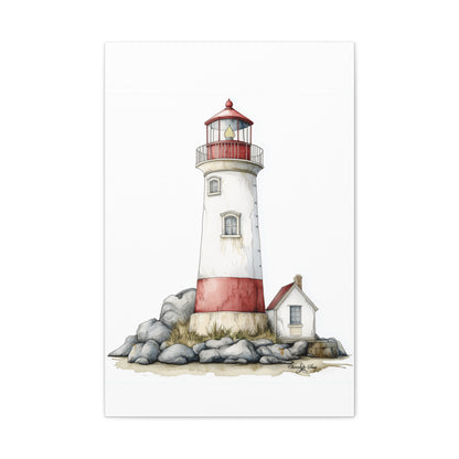 Canvas Print - Coastal Lighthouse Wall Decor