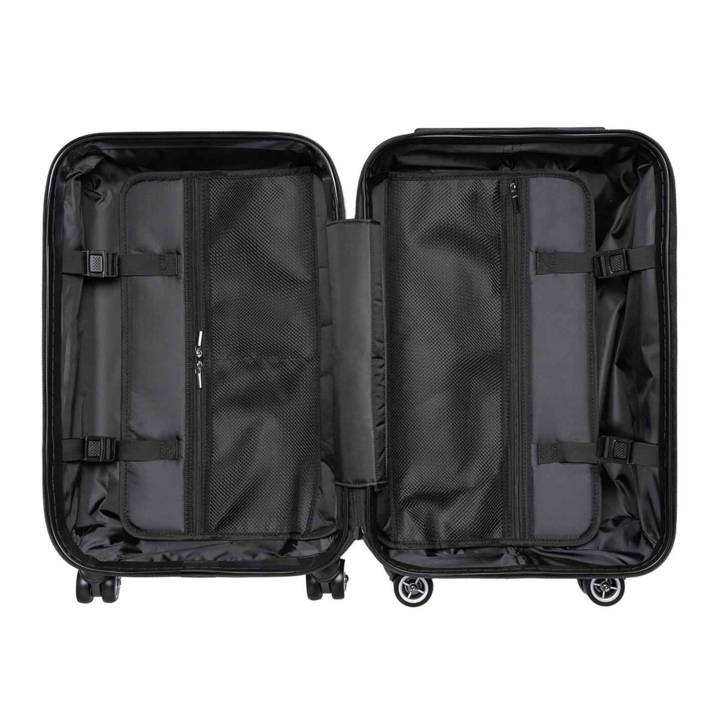 Travel Suitcase - Coastal Navy Wave Pattern