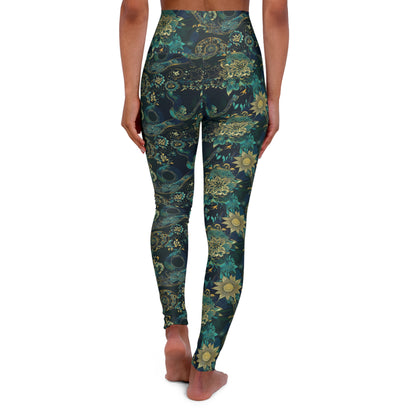 Yoga Leggings - Mandalas Year Of The Snake Athleisure Wear