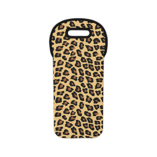 Wine Tote Bag - Chic Leopard Print for Wine Lovers