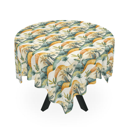 Square Tablecloth - Palm Trees Desert Oasis