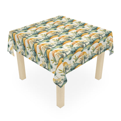Square Tablecloth - Palm Trees Desert Oasis