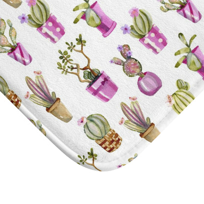 Bath Mat Southwest Cactus in Bloom