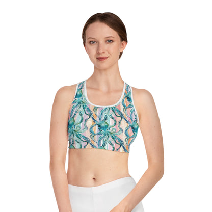 Sports Bra - A Tangle Of Octopus