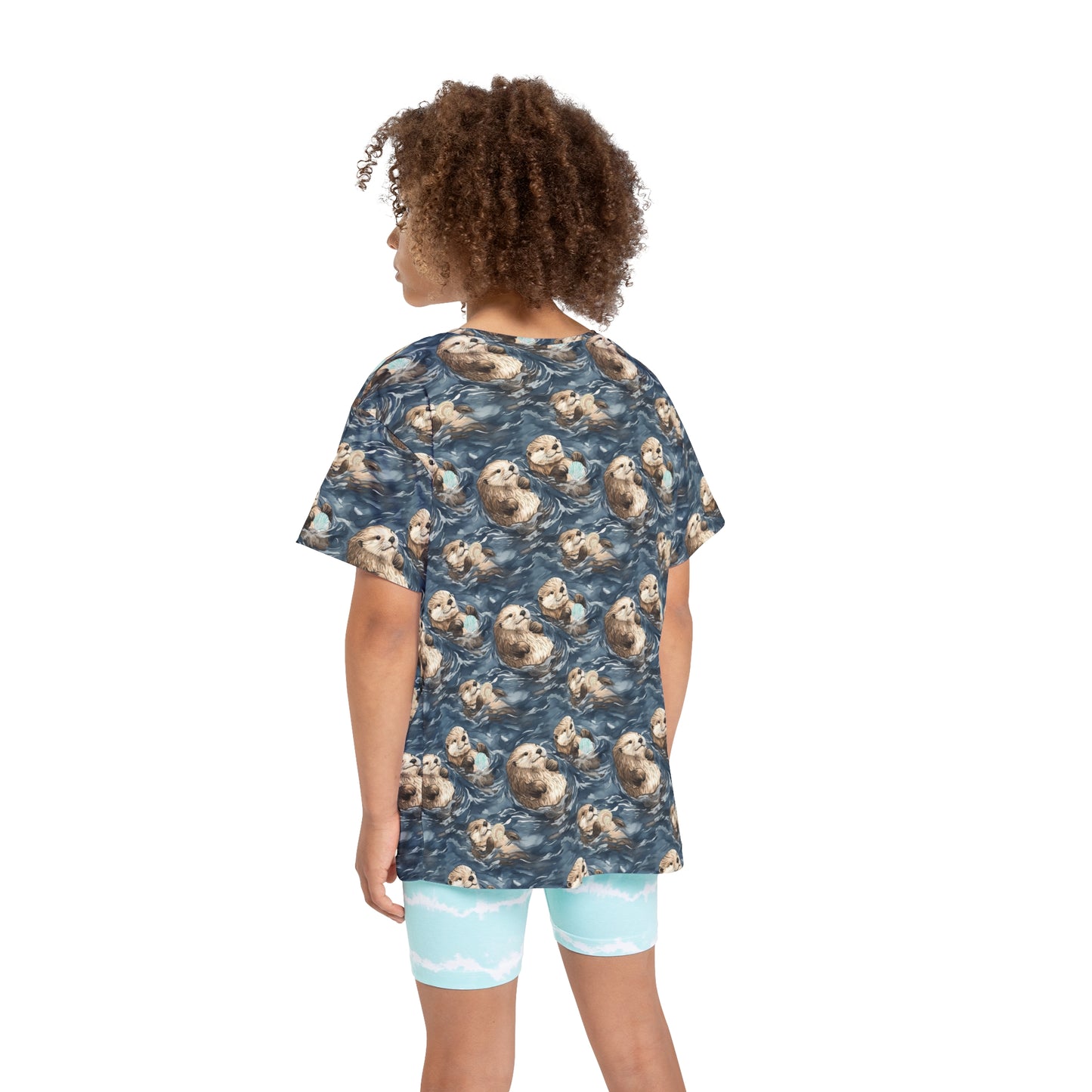 Kids Tshirt - Sea Otters Sports Jersey for Active Children