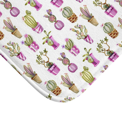 Bath Mat Southwest Cactus in Bloom