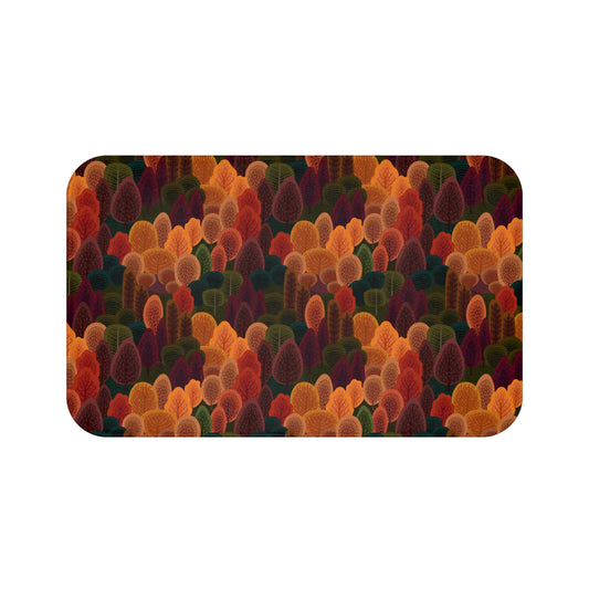 Bath Mat - Autumn Tree Turning Leaves