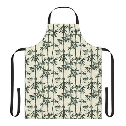 Apron - Japanese Bamboo and Leaves