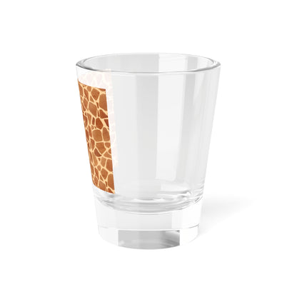 Glassware - Faux Giraffe Print Shot Glass, Perfect for Safari Lovers